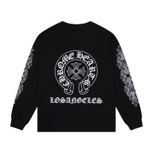 CHH Chrome Heart Long Sleeve Shirt Unisex Fashion Loose Long Sleeve Shirt