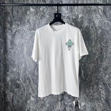 CHH Heart T Shirts Cross Horseshoe Printed Cotton Loose Casual T-Shirt