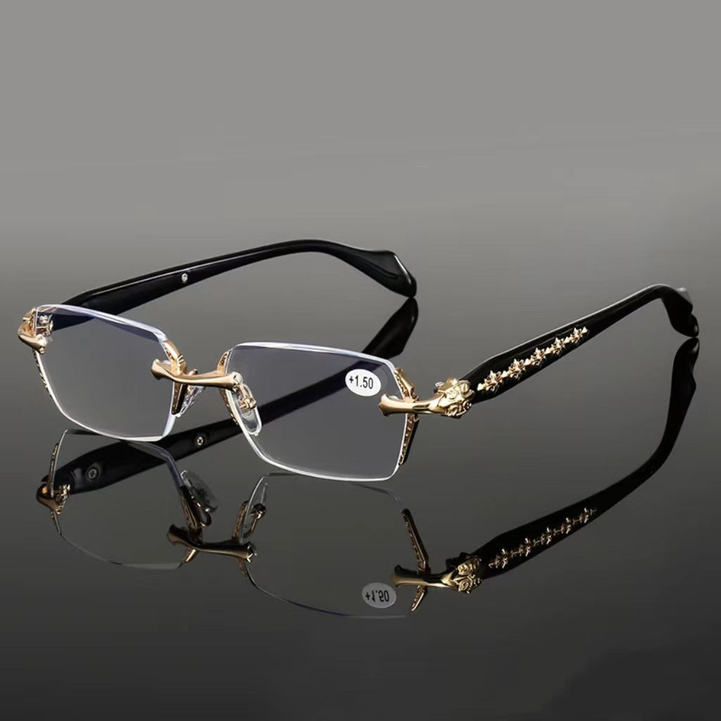 Chrome Hearts glasses rimless men and women