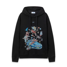 OW Car Angel Pattern Pullover Hooded Sweater