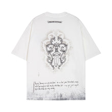 CHH Heart T Shirts Sanskrit Short Sleeve T-Shirt Crew Neck