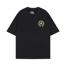 CHH Heart T Shirts Cross Print Short Sleeve T-Shirt Loose