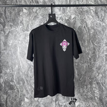 CHH Heart T Shirts Cross Horseshoe Printed Cotton Loose Casual T-Shirt