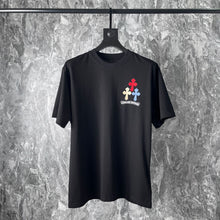 CHH Heart T Shirts Cross Horseshoe Print Embroidery T-Shirt Short Sleeve