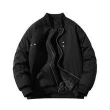 Men Vintage Jackets Loose Trend Baseball Suit Zip Padded Flight Suit