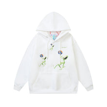 OW Alien Earth Arrow Pattern Hooded Sweater