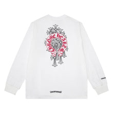 CHH Chrome Heart Long Sleeve Shirt Unisex Fashion Loose Long Sleeve Shirt