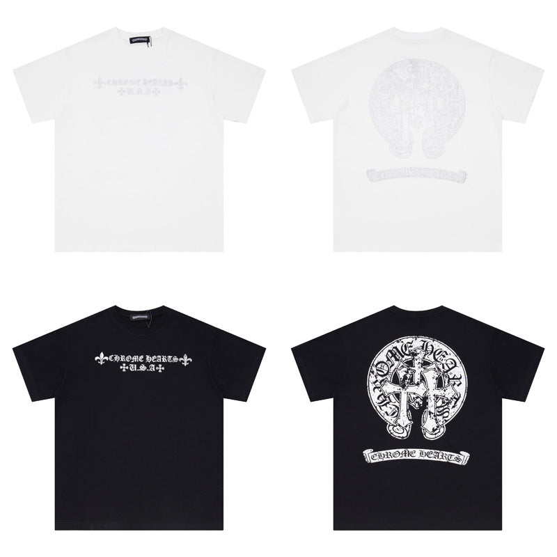 CHH Heart T Shirts Croix Sanskrit Cross Horseshoe Old T-Shirt