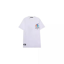 CHH  Heart T Shirts Croix Cross Color Leather Printed Short Sleeve T-Shirt