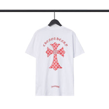 CHH  Heart T Shirts Sanskrit Color Printing Loose Cotton Casual Crew Neck Short Sleeve T-Shirt
