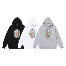 OW Baby Angel Pattern Pullover Hooded Sweater