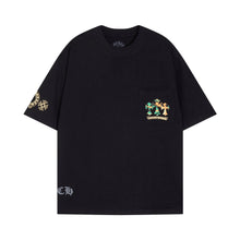 CHH  Heart T Shirts Cross Color Printed Short Sleeve T-Shirt Loose