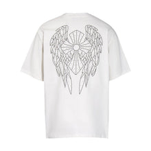 CHH Heart T Shirts T-Shirt Hot Diamond Angel Wings Cross Cotton Short Sleeve