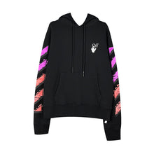 OW Graffiti Gradient Arrow Pullover Hooded Sweatshirt
