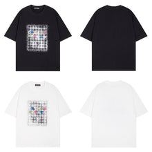CHH Heart T Shirts Cross Color Printed Short Sleeve T-Shirt Couple