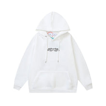 OW Cashew Flower Arrow Pattern Hooded Sweater