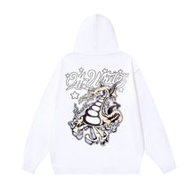 OW Dragon Alphabet Arrow Pullover Hooded Sweater