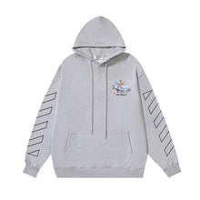 OW Angel Roadster Arrow Print Pullover Hooded Sweater