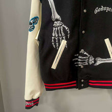 Godspeed Jacket Baseball Jersey Jacket Embroidered Loose Stand Up Collar