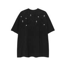 CHH  Heart T Shirts CH Gypsy Hot Diamond Cross Crew Neck Short Sleeve T-Shirt