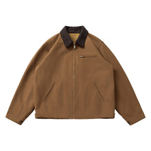 Mens Vintage Jackets West Coast Tooling Lapel Coloring Jacket vintage