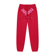 Sp5der Hoodie & Sweatpants Spider Web Velvet Sport Suit