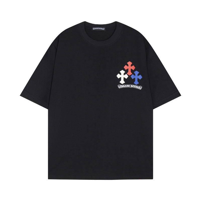 CHH  Heart T Shirts Big Horseshoe Short Sleeve T-Shirt
