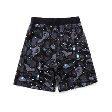Bathing ape Bape Shorts Shark Head Luminous Shorts Straight Beach