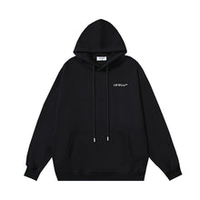 OW audio speaker arrow pattern pullover hooded sweater