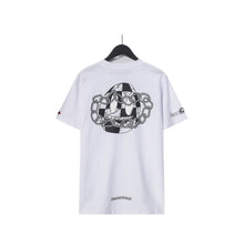 CHH  Heart T Shirts Back Cross Short Sleeve T-Shirt