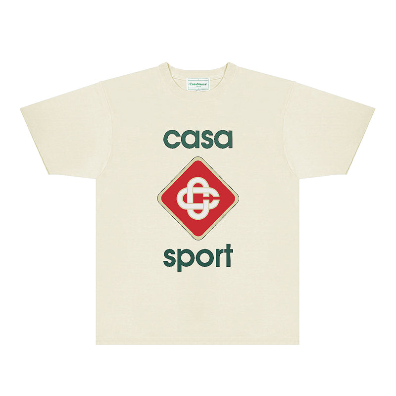 Casablanca T Shirts Street High-quality pure cotton