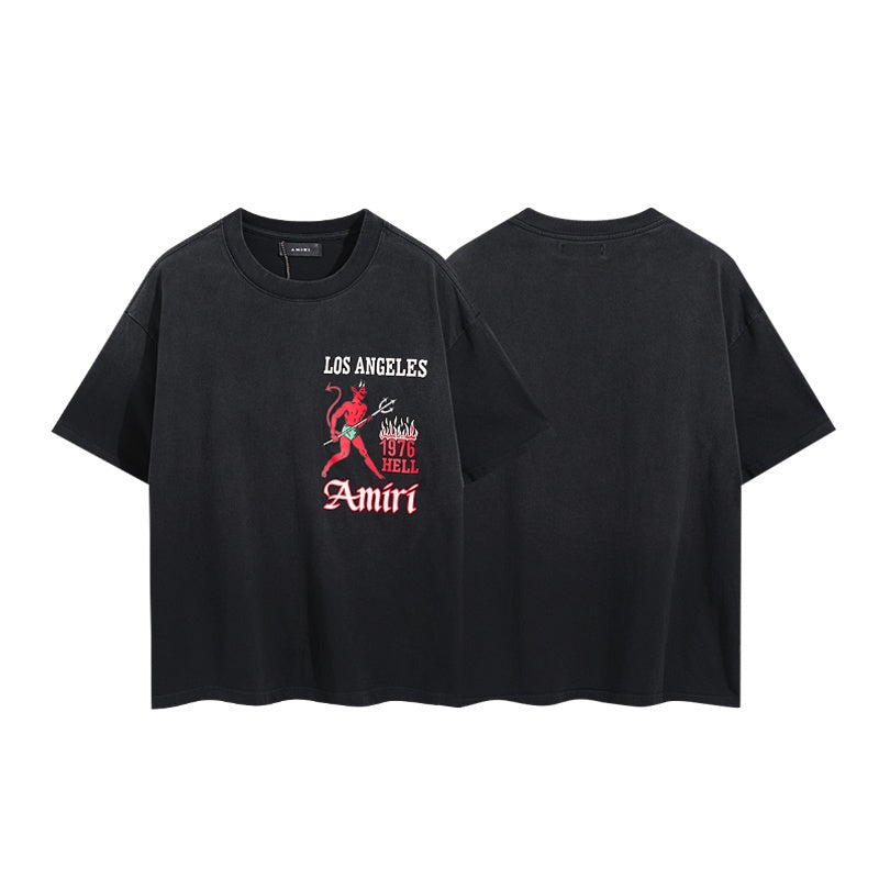 Amiri T Shirts Red Devil