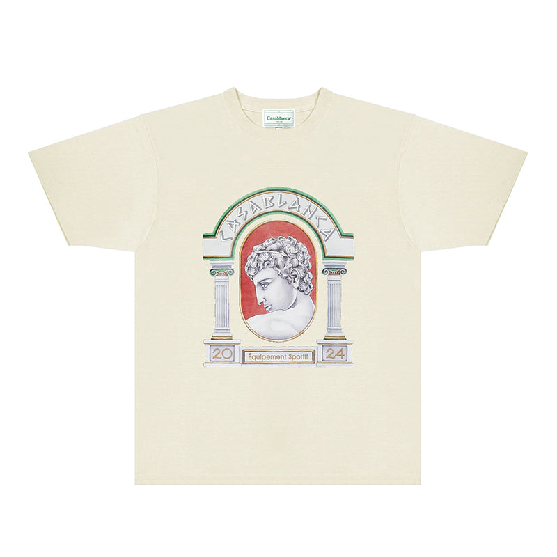 Casablanca T Shirts Street High-quality pure cotton
