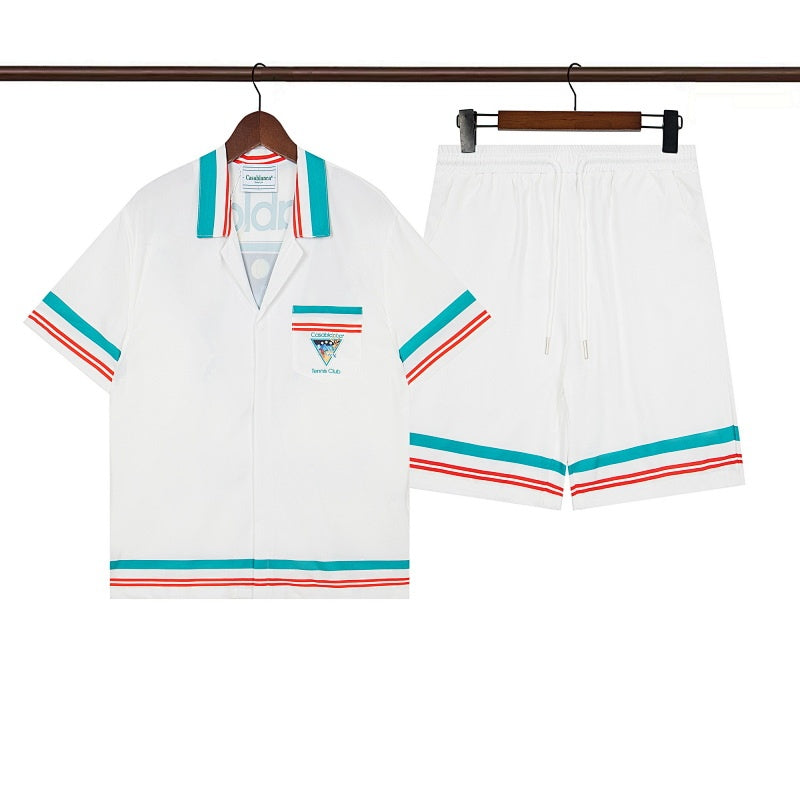 Casablanca Beach Shirt & Shorts Set Casual Summer Vacation/Travel Wear (Sold Separately)