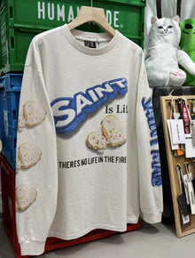 Saint Michael long sleeve shirts Premium-quality pure cotton streetwear for autumn