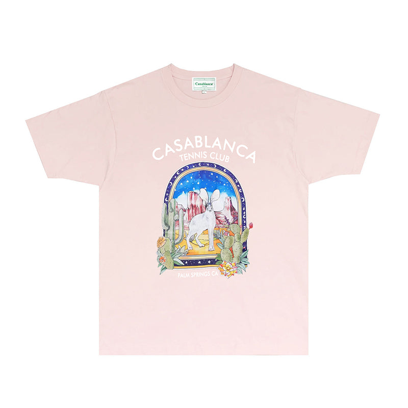 Casablanca T Shirts Street High-quality pure cotton