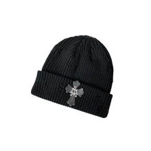 CHH  Heart Beanie Ripped Cross Knitted Hat Warm Hat Wool