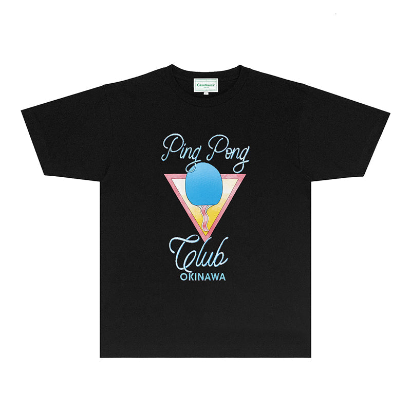Casablanca T Shirts Street High-quality pure cotton