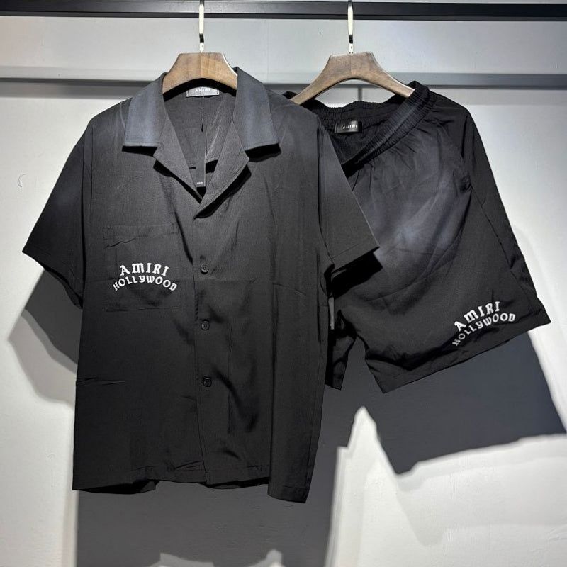 Amiri Shirt & Shorts Set – Stylish Resort Wear (Top and shorts sold separately)