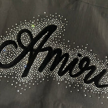 Amiri Shirt Stylish Resort Wear Rhinestone zipper