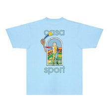 Casablanca T Shirts Street High-quality pure cotton