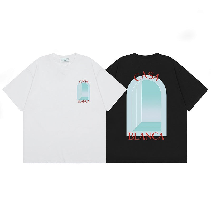 Casablanca T SHIRTS High-quality pure cotton streetwear