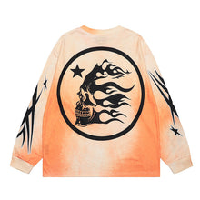 HS Long Sleeve Shirts Hip-hop loose oversize