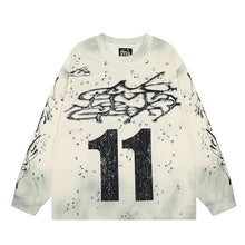 HS Long Sleeve Shirts Hip-hop loose oversize