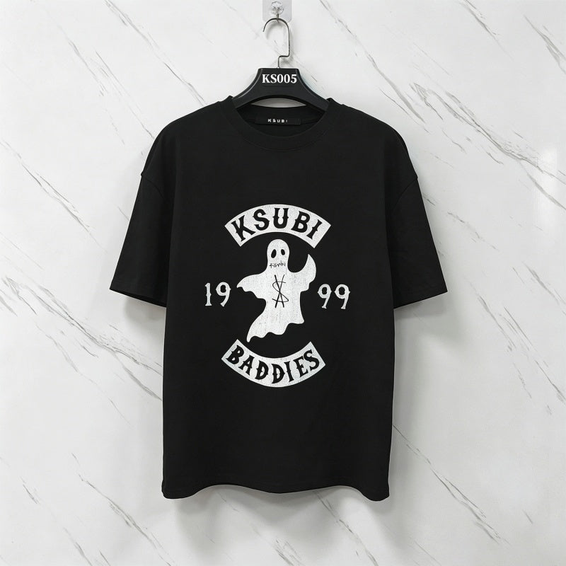 KSUBI T SHIRTS High-quality 260g 32-count double-yarn pure cotton streetwear—suitable for all seasons.
