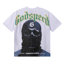 Godspeed T Shirts Masked Man Printed Cotton Crew Neck Short Sleeve Men and Women