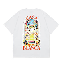 Casablanca T SHIRTS High-quality pure cotton streetwear