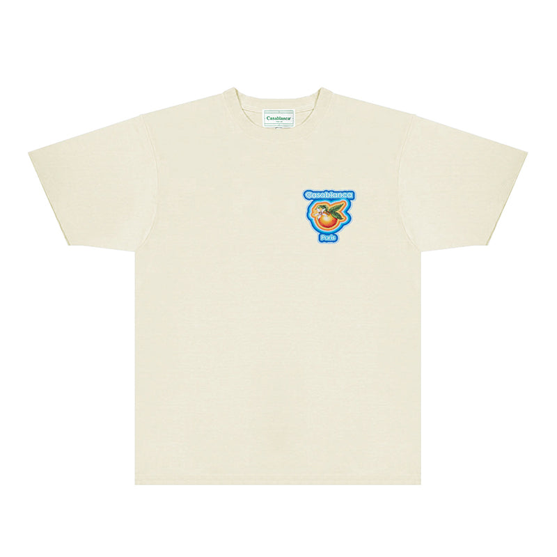 Casablanca T Shirts Street High-quality pure cotton