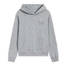 Amiri Hoodie Purple-outlined font