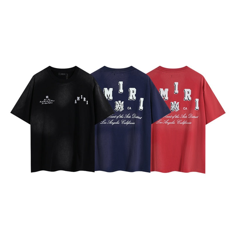 Amiri T Shirts Washed Series